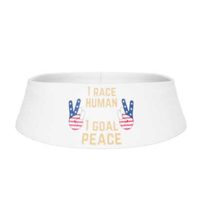 Headband With Blue & Red Logo